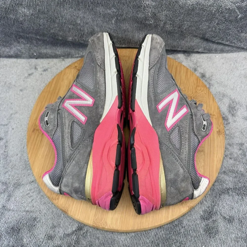New Balance 990 Shoes Womens Size 9 Gray Suede Mesh Running Sneakers W990GP4